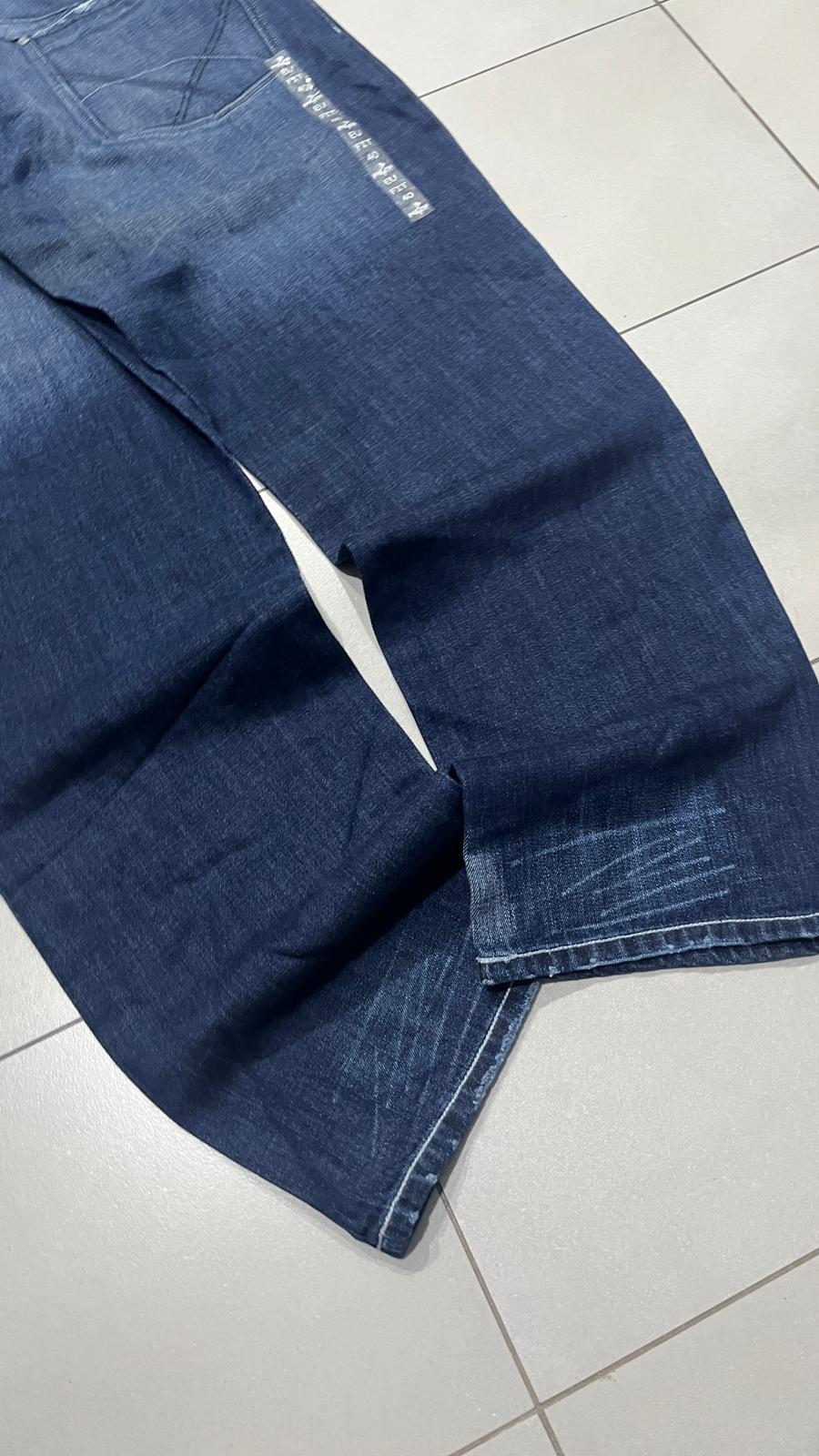 Denim Jeans Washed Baggy Fit Enyce (XXL)