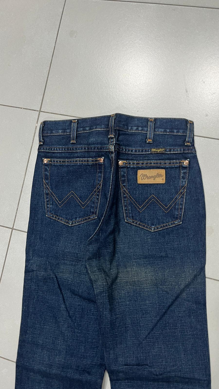 Denim Wrangler Straight Fit Blu (S)