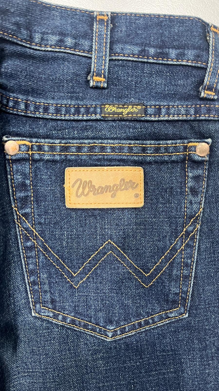 Denim Wrangler Straight Fit Blu (S)