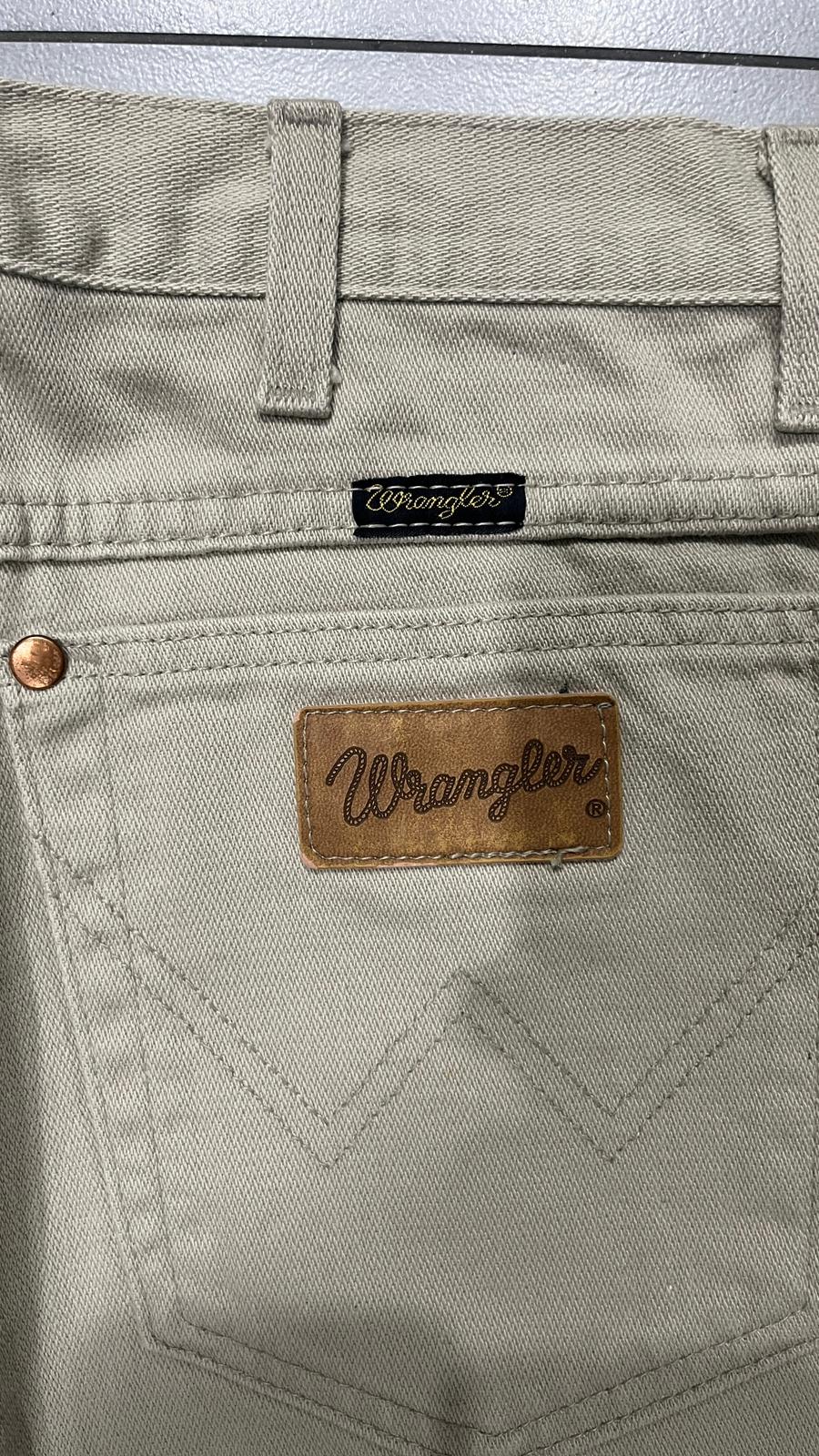 Denim Wrangler Beige Straight Fit (M)