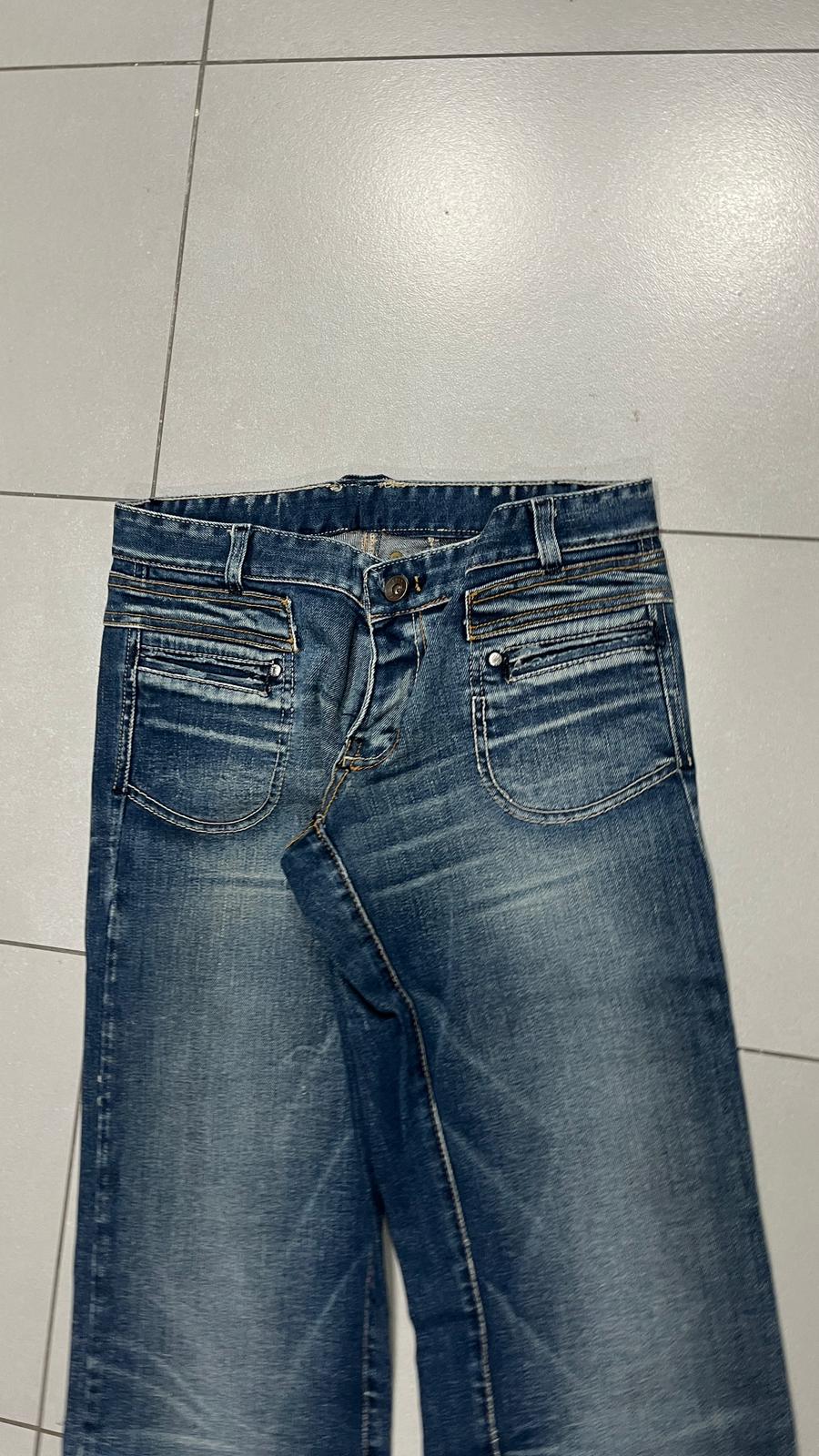 Denim Low Waist Straight Fit Washed (XS)