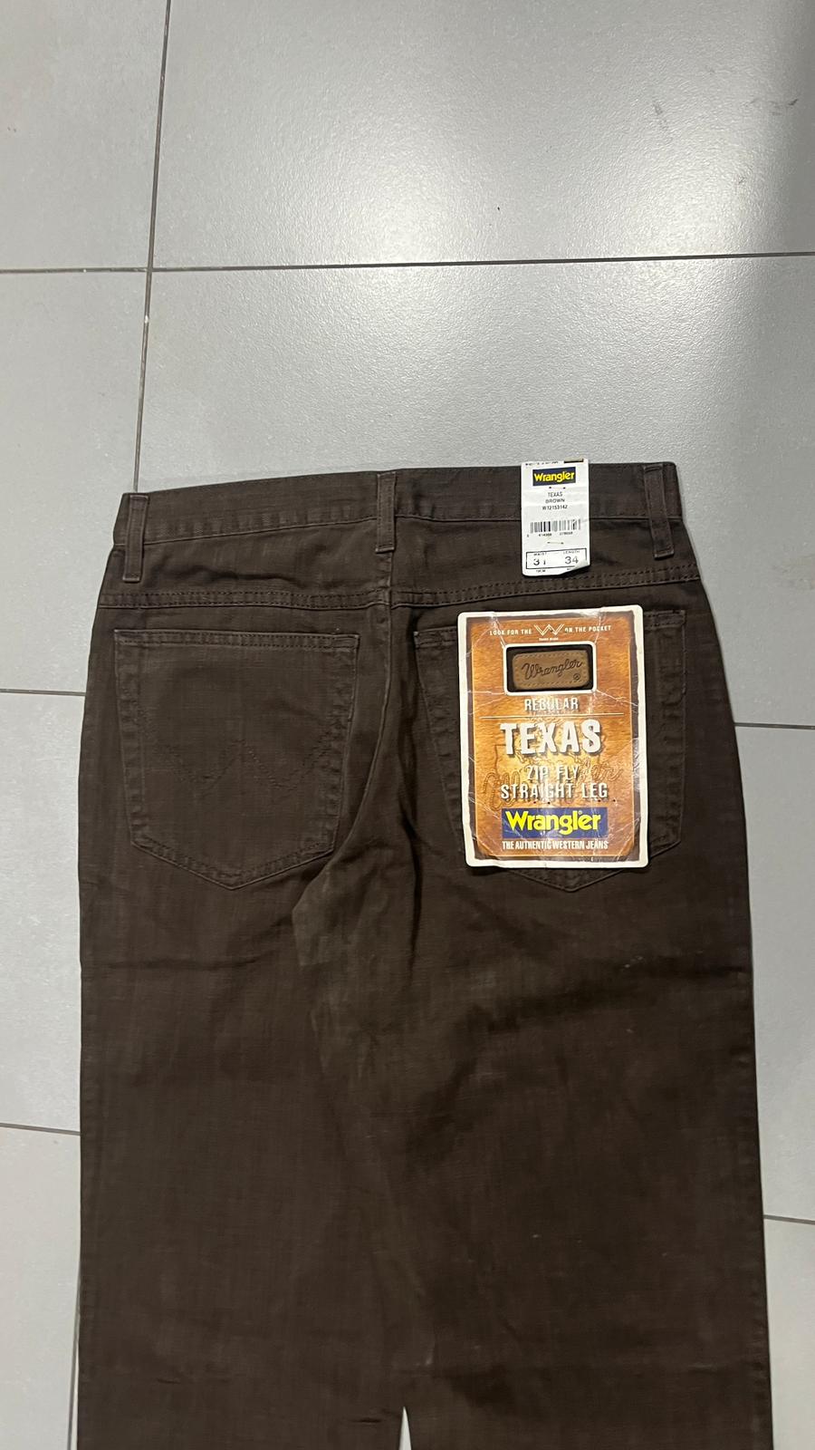 Denim Wrangler Brown Straight Fit (S)