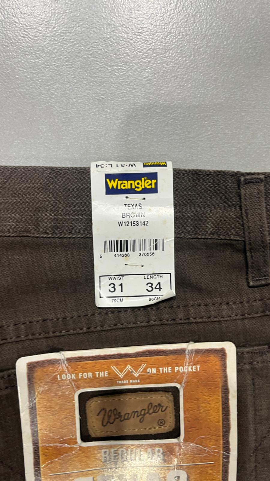 Denim Wrangler Brown Straight Fit (S)