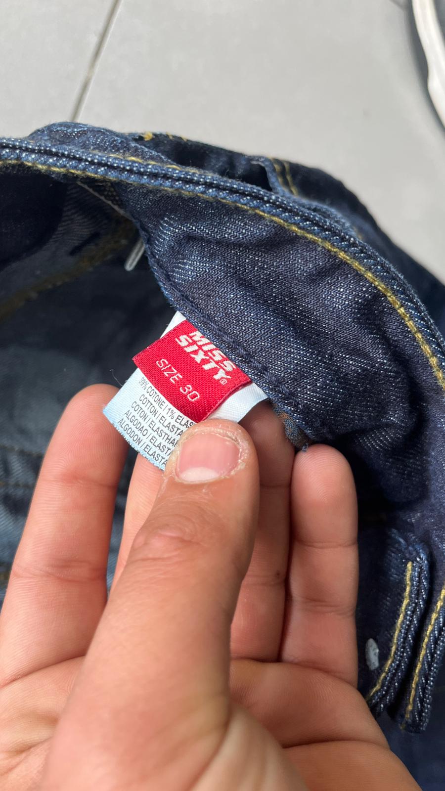 Denim Miss Sixty Blu Wash Low Waist Bootcut (S)