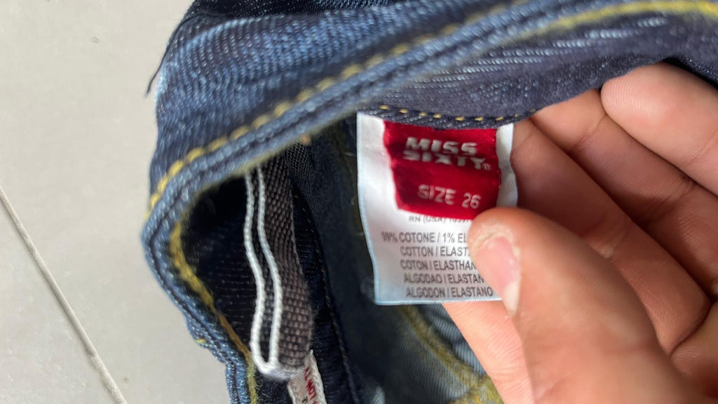 Denim Miss Sixty Blu Wash Low Waist BootCut (XS)