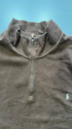 Maglione Ralph Lauren 1/4 Zip Brown (4XL)
