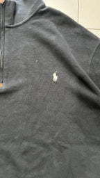 Maglione Polo Ralph Lauren 1/4 Zip White Pony (4XL)