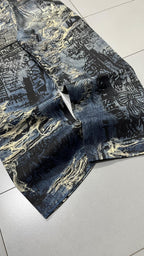 Denim Printed Mood "Acne Studios" Baggy Fit (M)