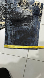 Denim Printed Mood "Acne Studios" Baggy Fit (M)