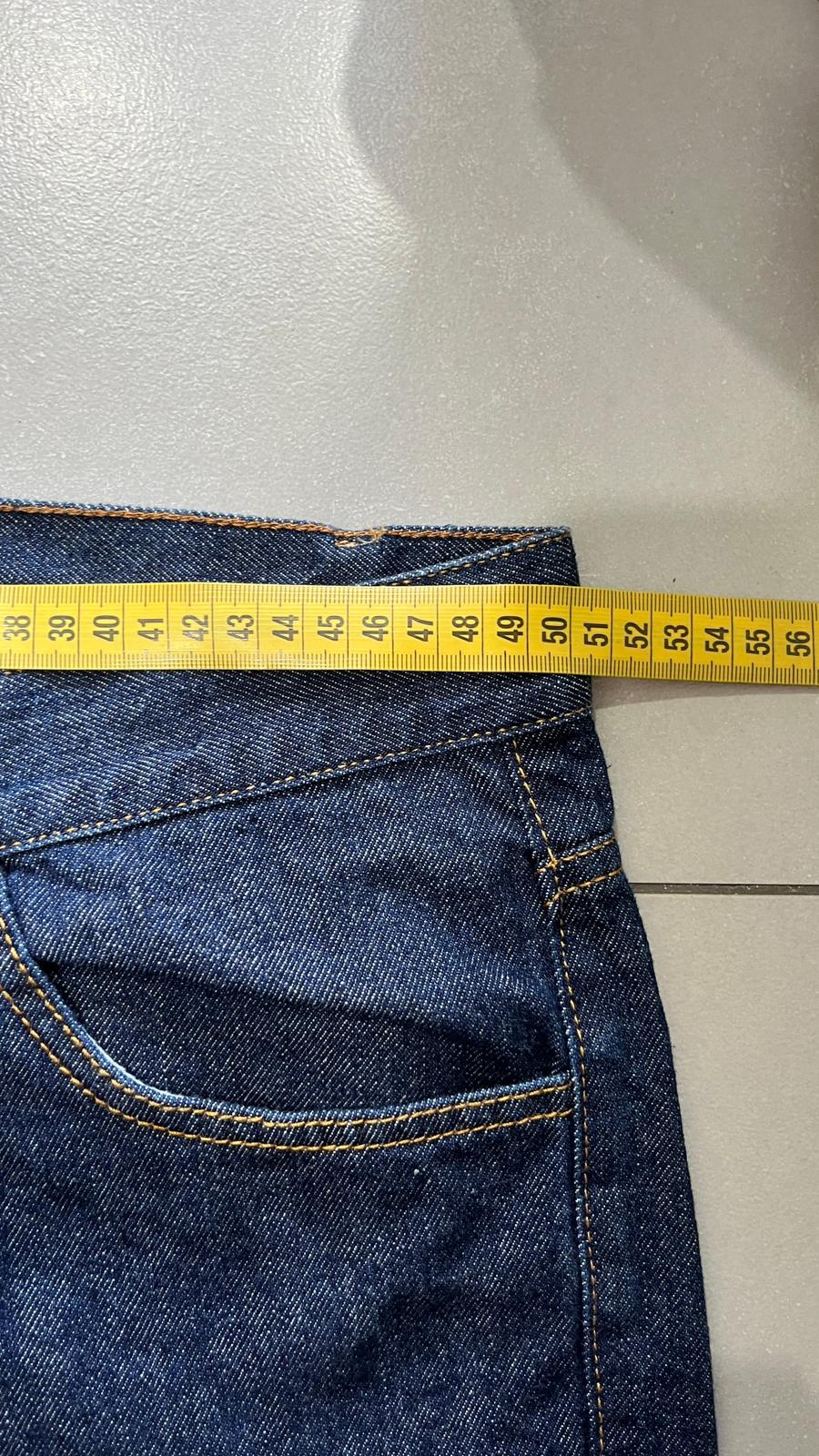 Denim Cargo Baggy Fit Embroidered Patch Dragon (XXL)