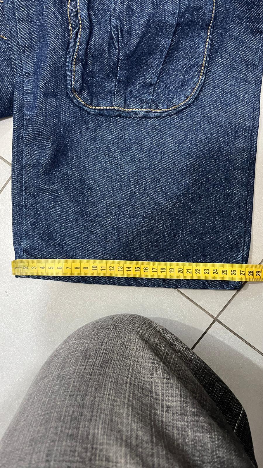 Denim Cargo Baggy Fit Embroidered Patch Dragon (XXL)