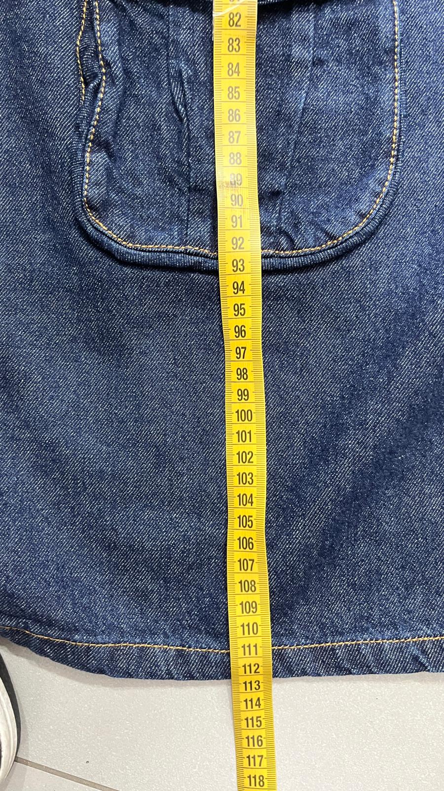 Denim Cargo Baggy Fit Embroidered Patch Dragon (XXL)