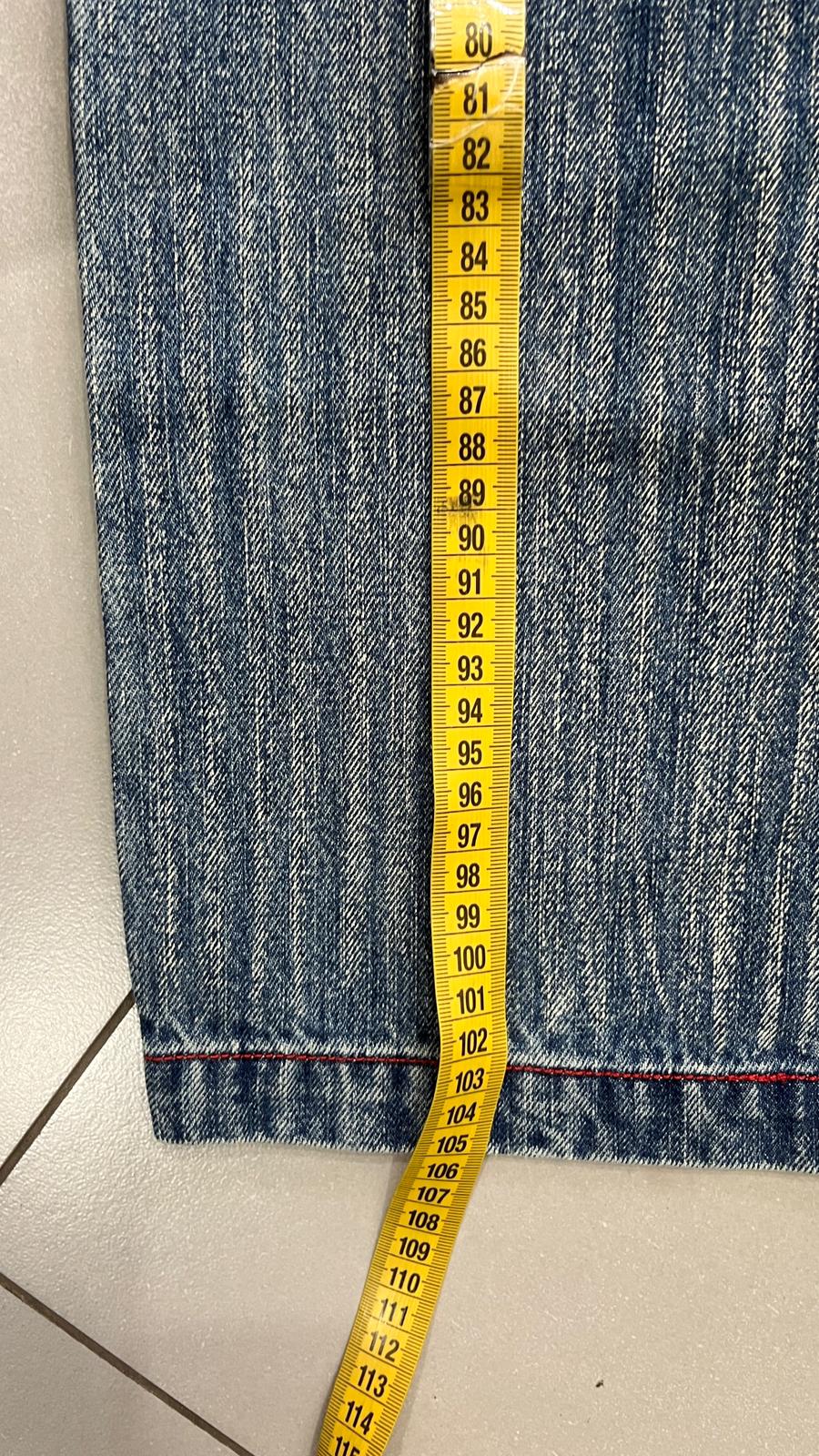 Denim Jeans Embroidered Dragon Baggy Fit (XS)