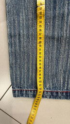 Denim Jeans Embroidered Dragon Baggy Fit (XS)