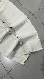 Denim Levis 501 Sfrangiato Straight Fit White (M)