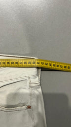 Denim Levis 501 Sfrangiato Straight Fit White (M)