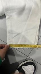 Denim Levis 501 Sfrangiato Straight Fit White (M)