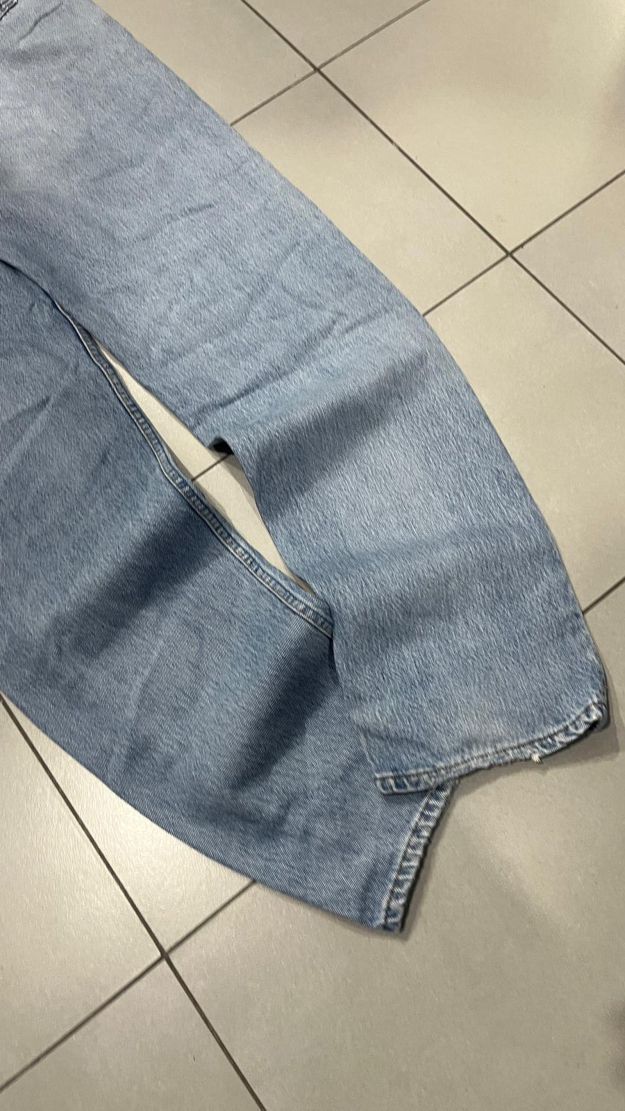 Denim Levis 501 W36 L36 Straight Fit Light Blue (XL)