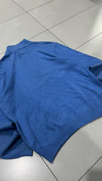Ralph Lauren 1/4 Zip Sweater - Maglione Ralph Lauren Mezza Zip Dolcevita Blu (M)