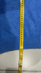Ralph Lauren 1/4 Zip Sweater - Maglione Ralph Lauren Mezza Zip Dolcevita Blu (M)