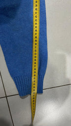 Ralph Lauren 1/4 Zip Sweater - Maglione Ralph Lauren Mezza Zip Dolcevita Blu (M)