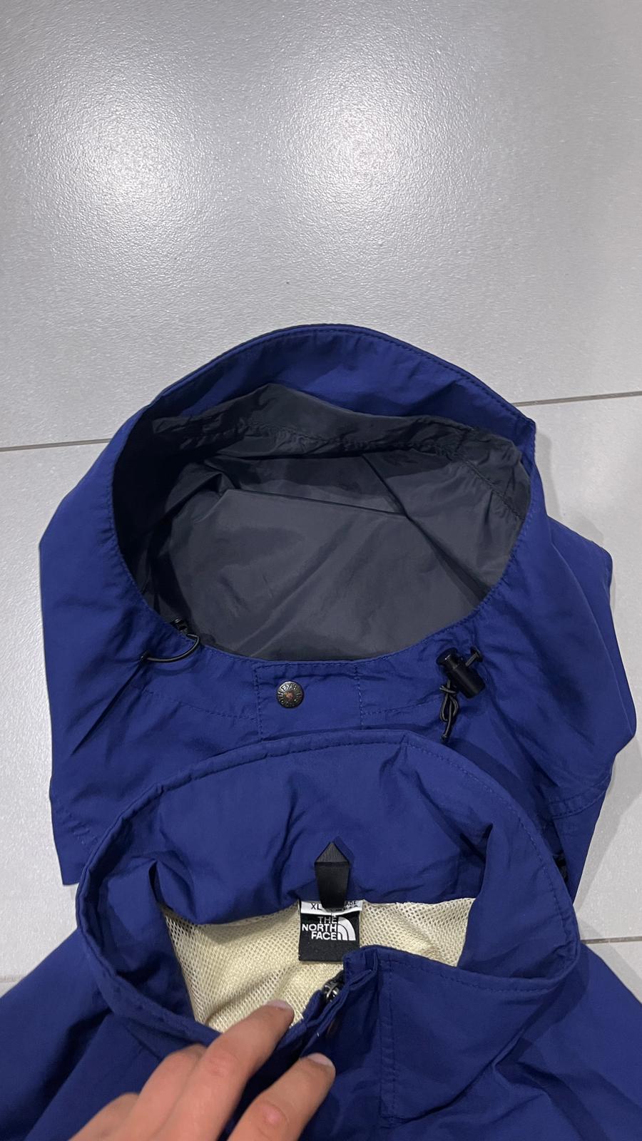 Antivento The North Face WindBreaker Blu con Cappuccio (XL)