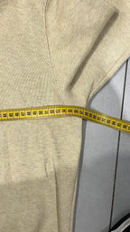 Ralph Lauren 1/4 Zip Sweater - Maglione Ralph Lauren Mezza Zip Dolcevita Beige (M)