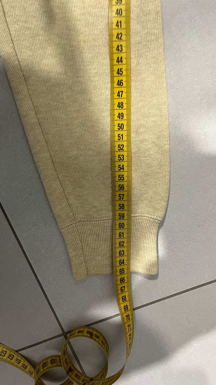 Ralph Lauren 1/4 Zip Sweater - Maglione Ralph Lauren Mezza Zip Dolcevita Beige (M)