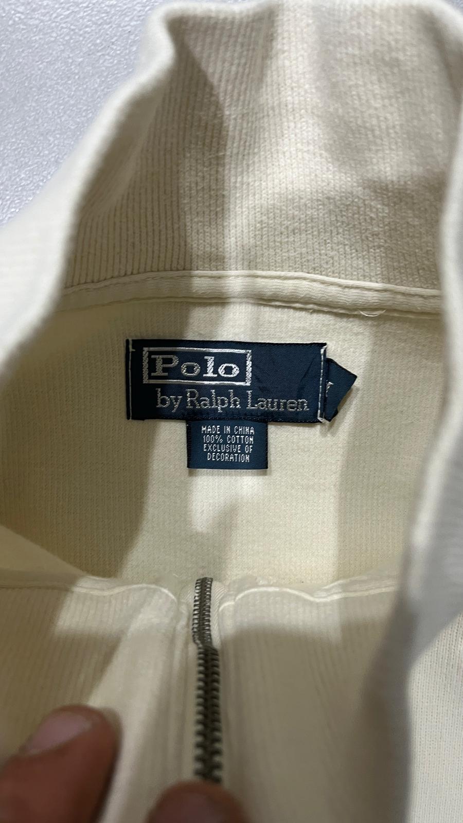 Ralph Lauren 1/4 Zip Sweater - Maglione Ralph Lauren Mezza Zip Dolcevita (M)