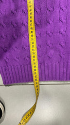 Maglione a Treccia Ralph Lauren con Scollo a V (L) da Donna
