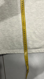 Felpa GIrocollo Vintage Ricamata Grigia (M)