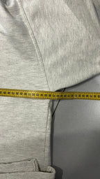 Felpa GIrocollo Vintage Ricamata Grigia (M)