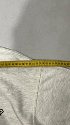 Felpa GIrocollo Vintage Ricamata Grigia (M)