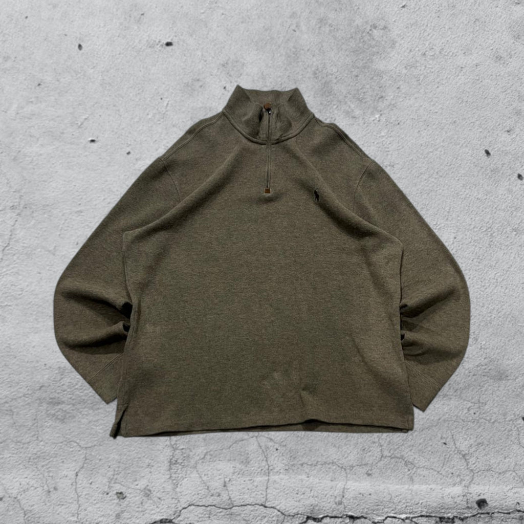 Maglione Ralph Lauren 1/4 Zip Grigio (L)