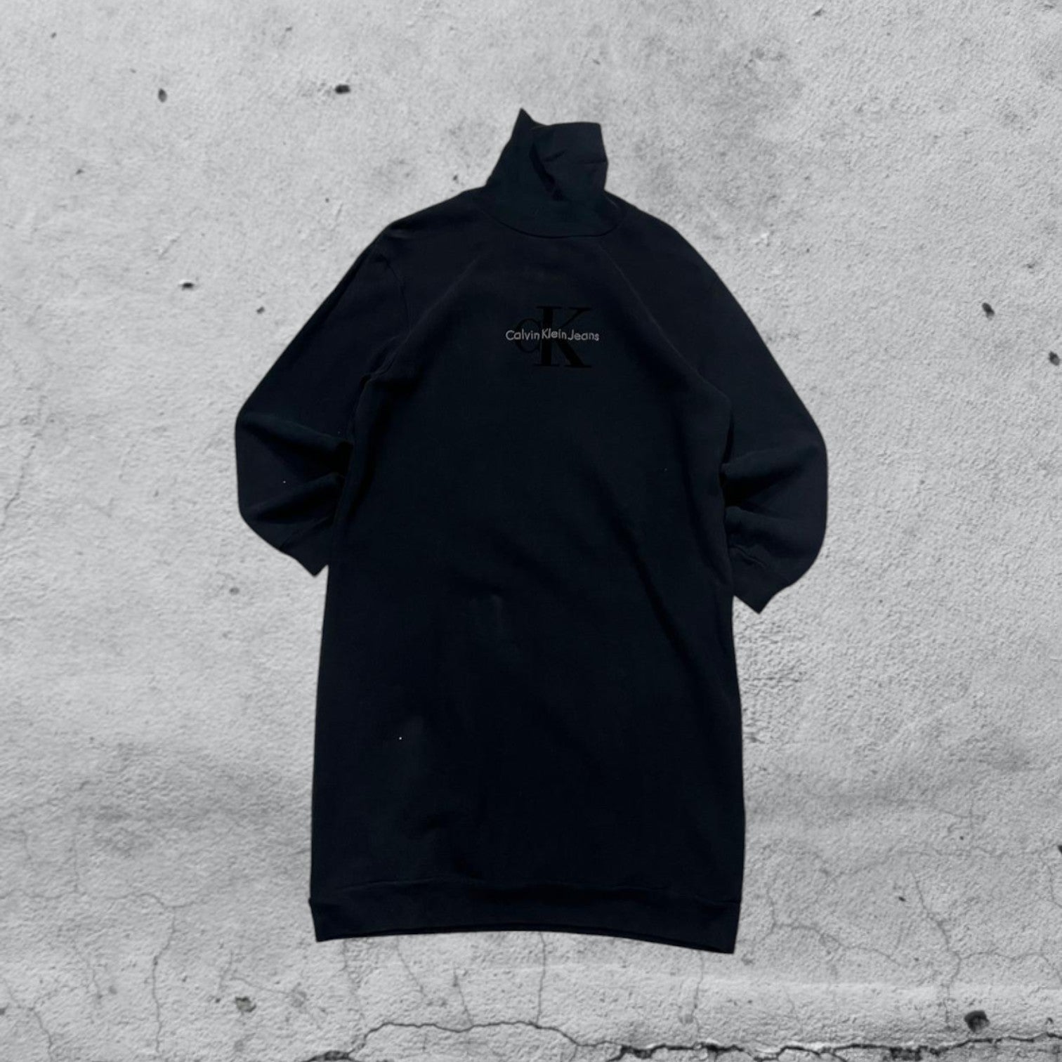 Vestito Calvin Klein Collo Alto (M) Logo Ricamato