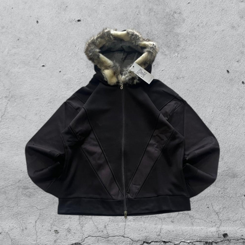 Felpa Giubbino con Pelliccia Double Japan Style (M)