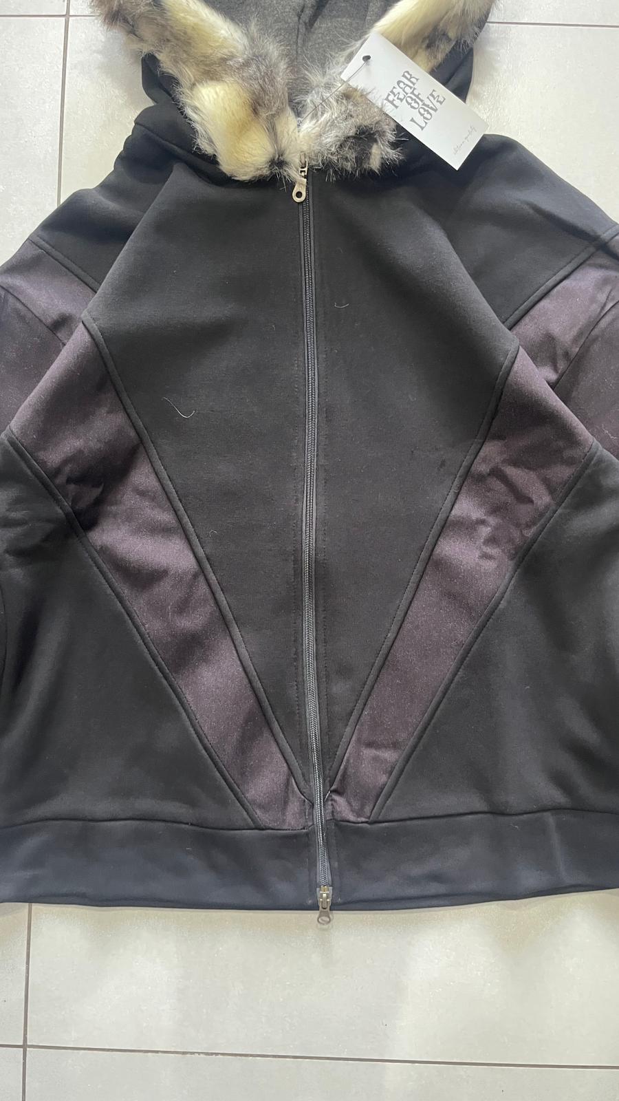 Felpa Giubbino con Pelliccia Double Japan Style (XL)