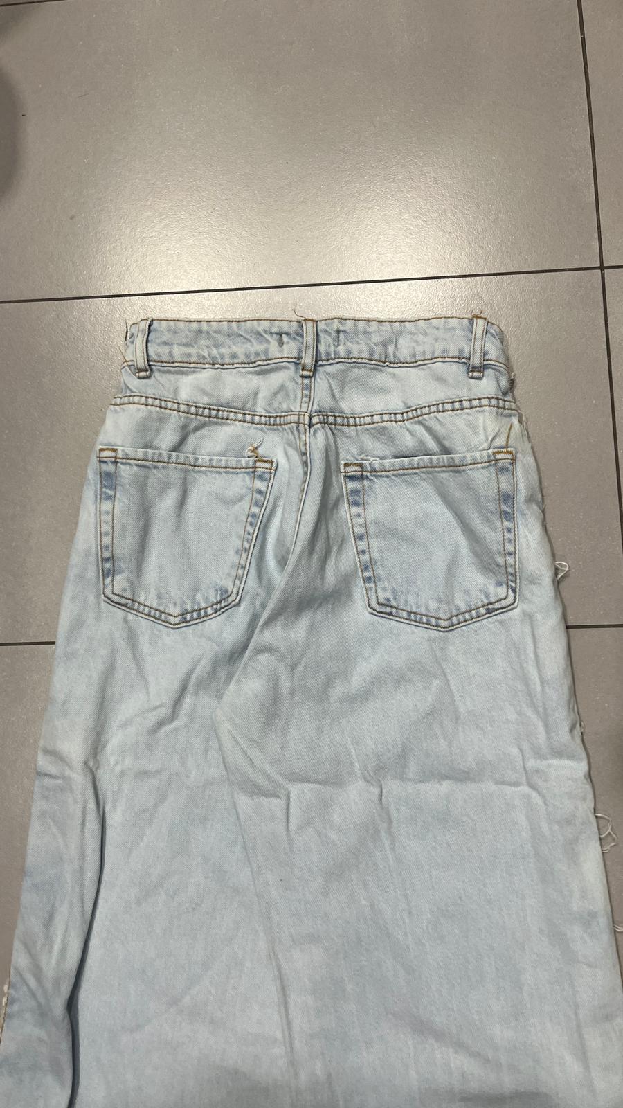 Denim Light Blue Baggy Fit Simple (XS)