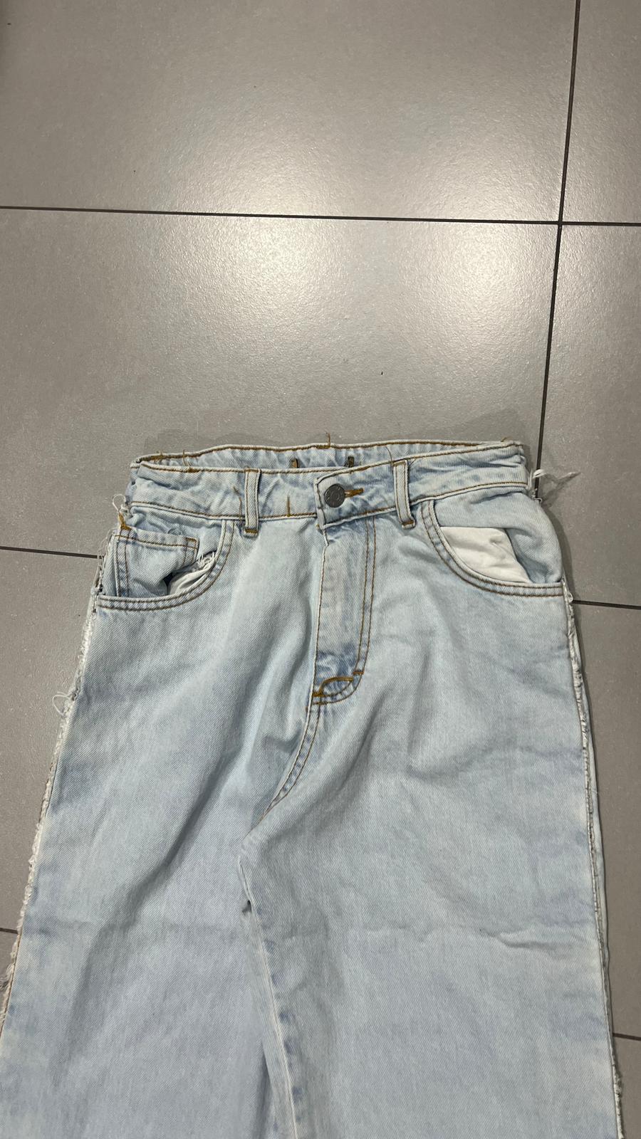 Denim Light Blue Baggy Fit Simple (XS)
