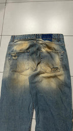 Denim Stone Wash Flare Particular Sfrangiato (M)