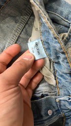 Denim Washed Baggy Fit Balloon con Rotture (L)