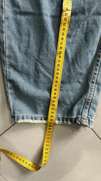 Denim Washed Baggy Fit Balloon con Rotture (L)