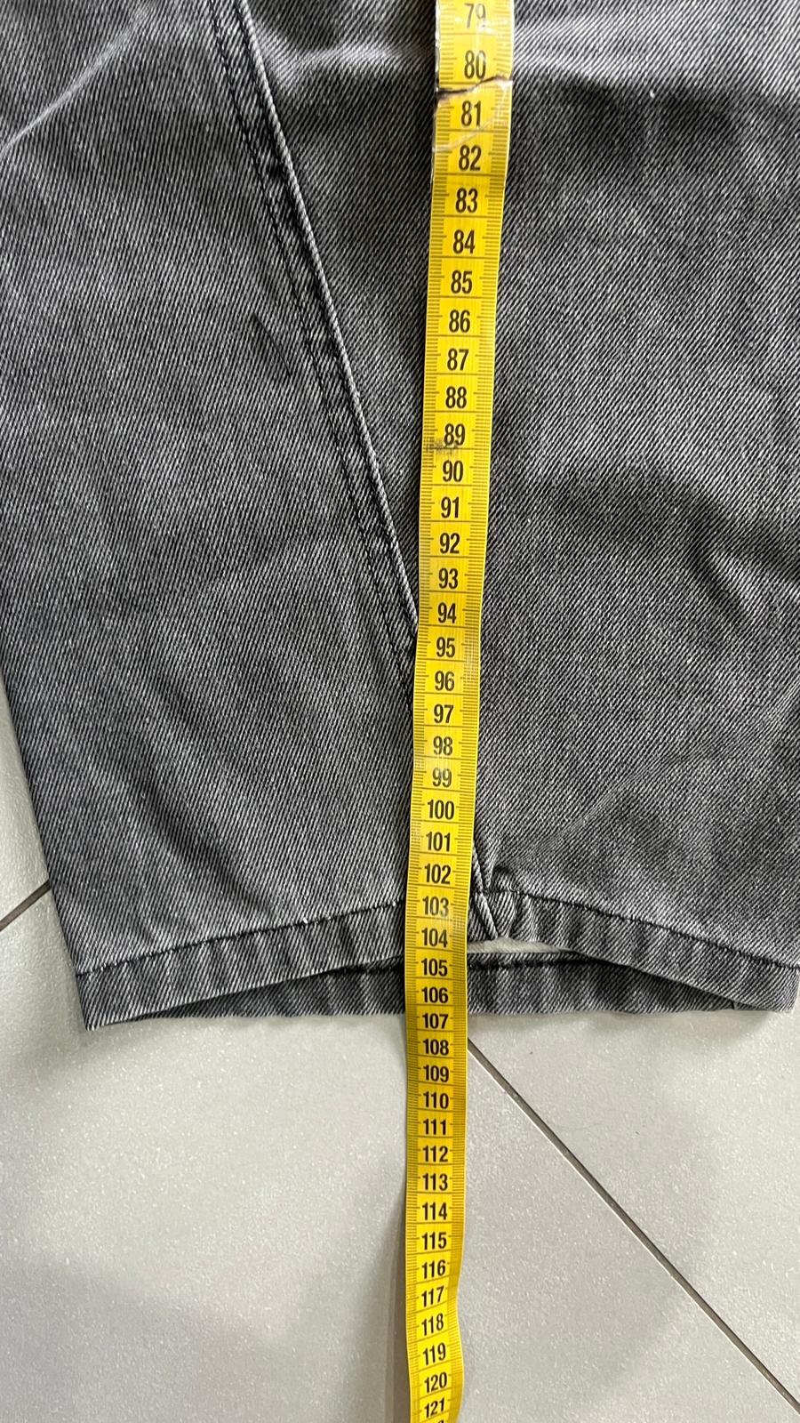 Denim Black Grey Balloon Baggy Fit (L)