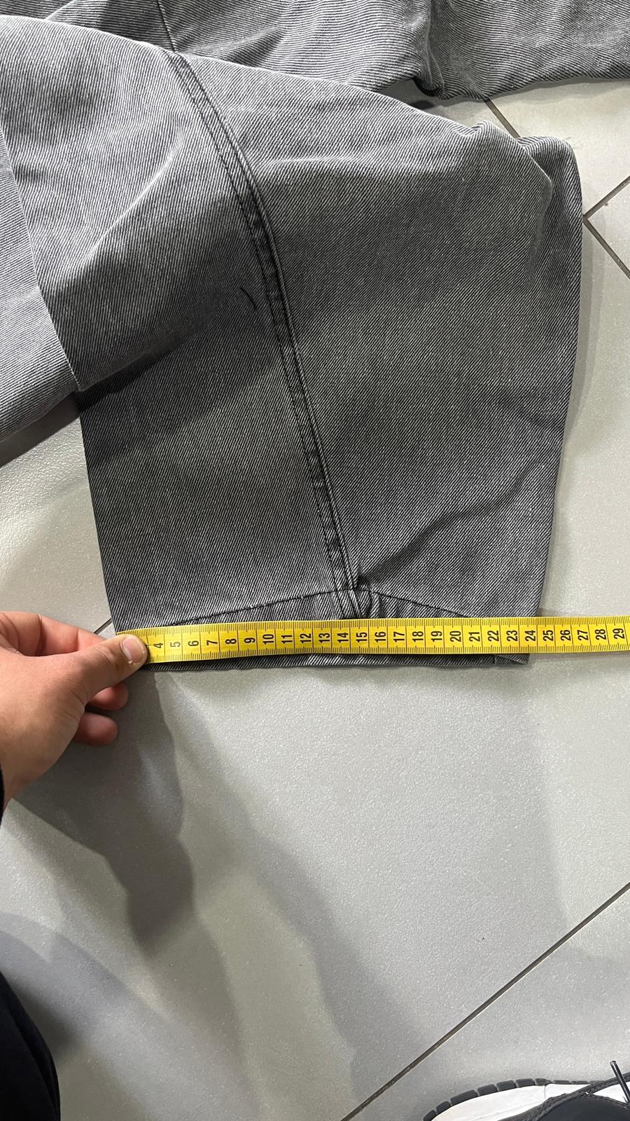 Denim Black Grey Balloon Baggy Fit (L)