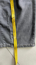 Denim Black Grey Super Baggy Fit (M)