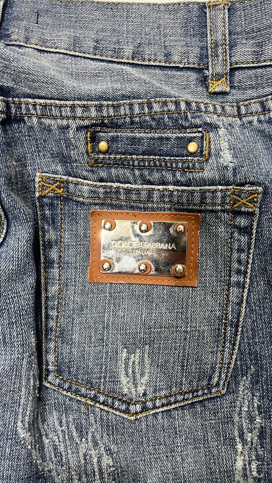 Denim Jeans Dolce & Gabbana Straight / Baggy Fit Particular Vintage Y2K (L)