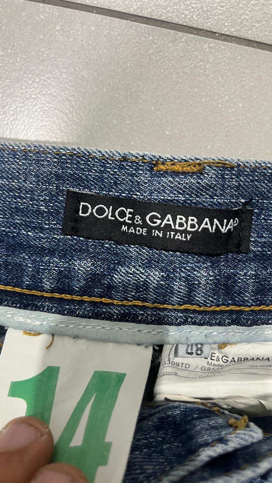 Denim Jeans Dolce & Gabbana Straight / Baggy Fit Particular Vintage Y2K (L)
