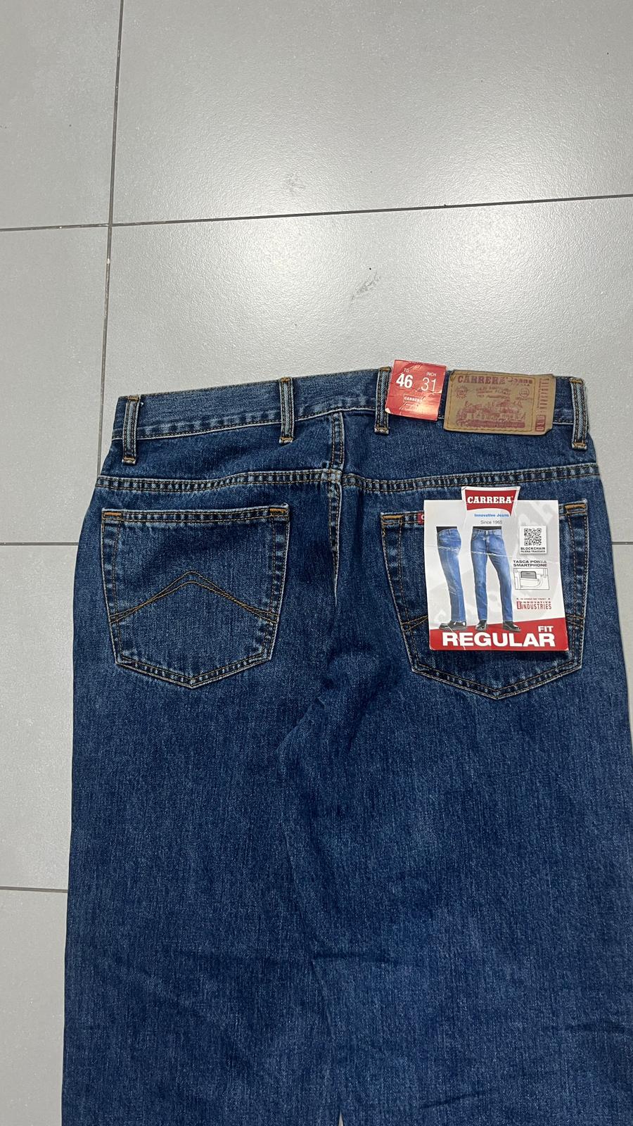 Denim Jeans Carrera 700 NEW With Tag Straight Fit Blu (M)