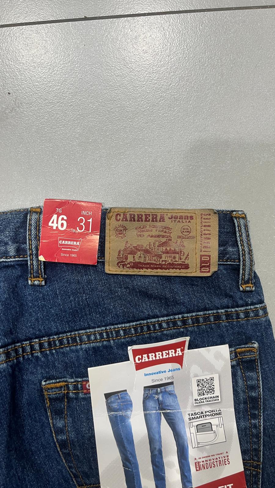 Denim Jeans Carrera 700 NEW With Tag Straight Fit Blu (M)