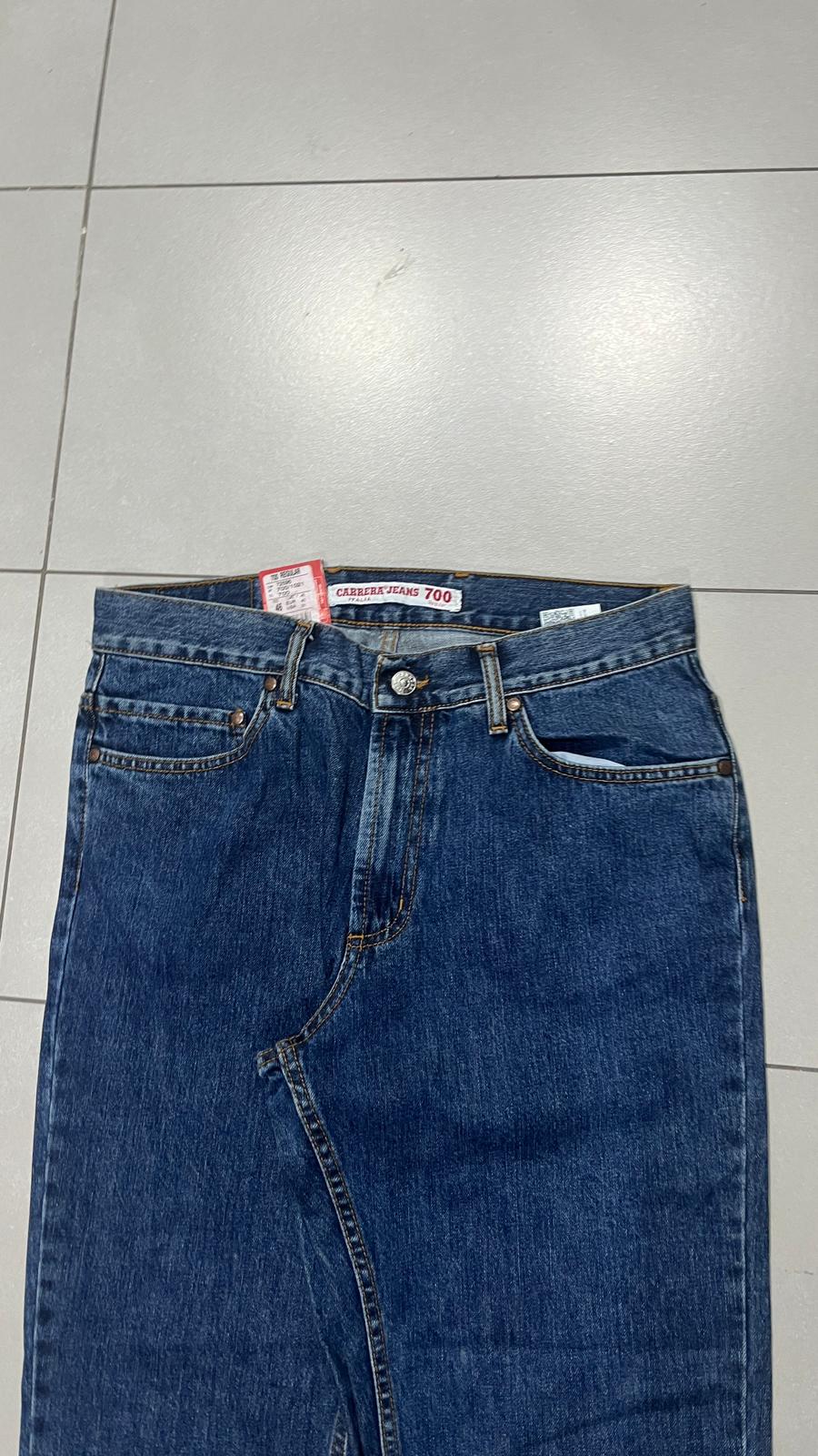 Denim Jeans Carrera 700 NEW With Tag Straight Fit Blu (M)